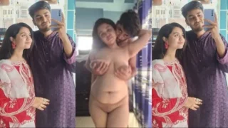Cute Saggy Boobs Tanker Gf Fucking With Bf Uncut