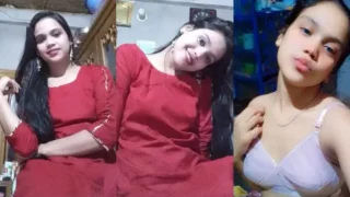Beautiful Slim Sexy Bengali Wife Teasing Naked